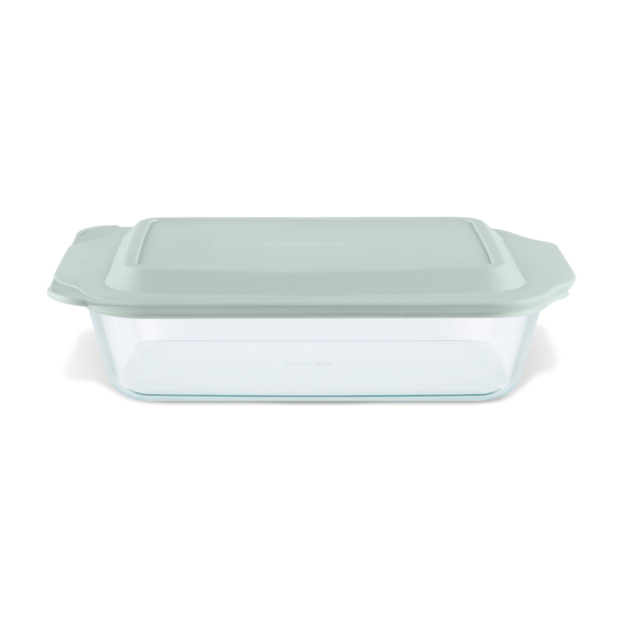 Pyrex® Deep 7 x 11 Rectangle Glass Baking Dish with Sage Green Lid