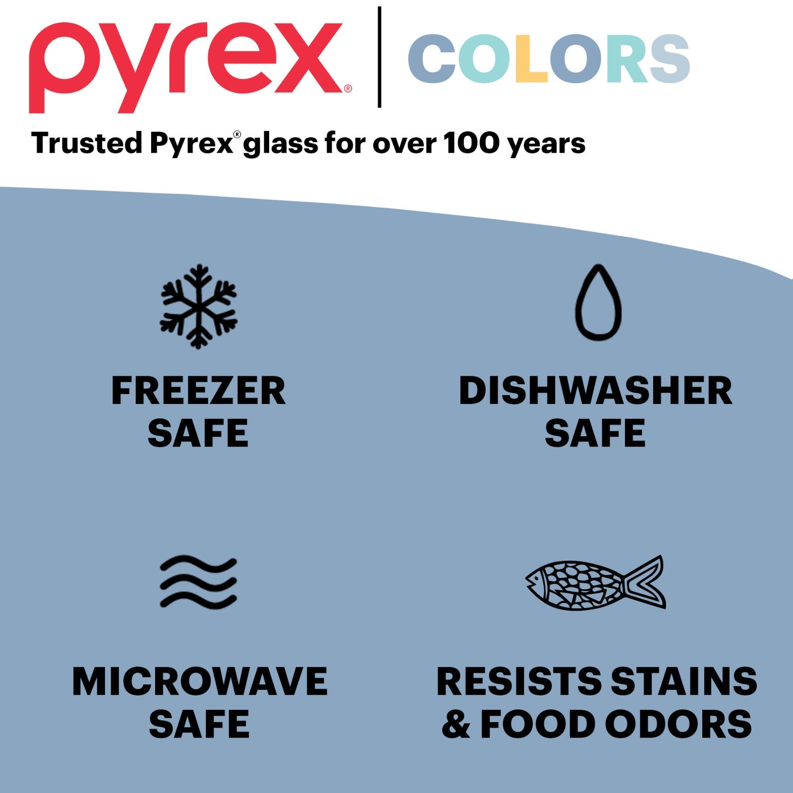 Pyrex® Colors Sculpted Tinted 3-piece Mixing Bowl Set - Image 6