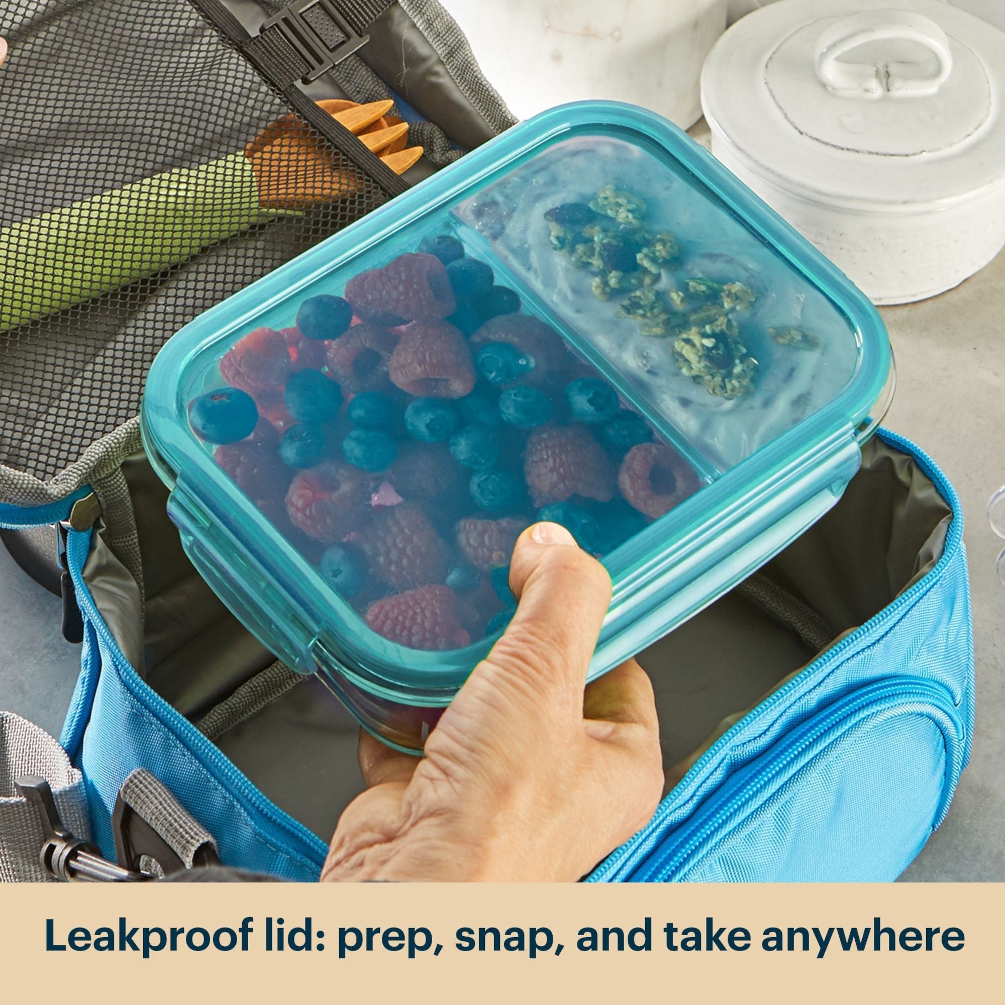 Pyrex® MealBox 10-Piece Divided Storage Set. 2.3 Cup - Image 6